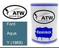 Preview: Ford, Aqua, Y (1969): 500ml Lackdose, von ATW Autoteile West.